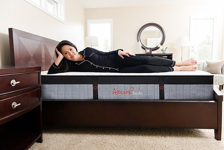 girl-on-amore-beds-luxury-hybrid
